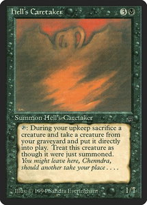 Hell's Caretaker - Legends (LEG) #null - Rare Magic: The Gathering Trading Card