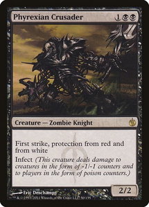 Phyrexian Crusader - Mirrodin Besieged (MBS) #50 - Rare Magic: The Gathering Trading Card