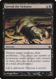 Spread the Sickness - Mirrodin Besieged (MBS) #56 - Common Magic: The Gathering Trading Card