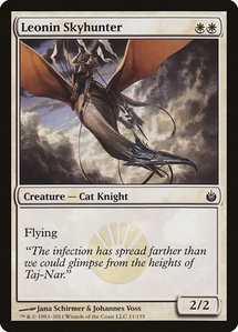 Leonin Skyhunter - Mirrodin Besieged (MBS) #11 - Common Magic: The Gathering Trading Card