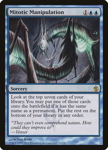 Mitotic Manipulation - Mirrodin Besieged (MBS) #27 - Rare Magic: The Gathering Trading Card