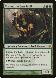 Thrun, the Last Troll - Mirrodin Besieged (MBS) #92 - Mythic Rare Magic: The Gathering Trading Card