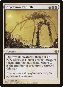 Phyrexian Rebirth - Mirrodin Besieged (MBS) #15 - Rare Magic: The Gathering Trading Card