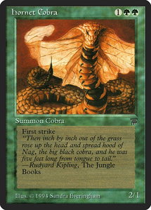 Hornet Cobra - Legends (LEG) #null - Common Magic: The Gathering Trading Card