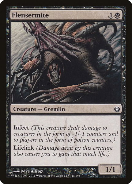 Flensermite - Mirrodin Besieged Magic: The Gathering trading card