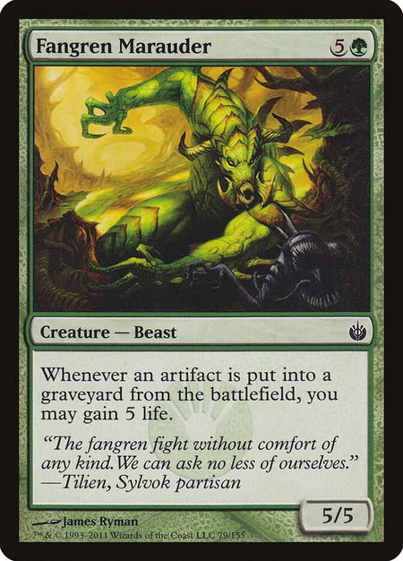 Fangren Marauder - Mirrodin Besieged Magic: The Gathering trading card