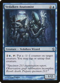 Vedalken Anatomist - Mirrodin Besieged (MBS) #36 - Uncommon Magic: The Gathering Trading Card