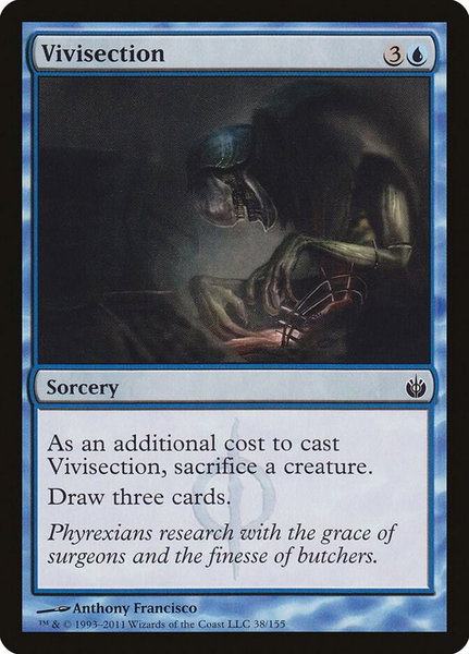 Vivisection - Mirrodin Besieged Magic: The Gathering trading card