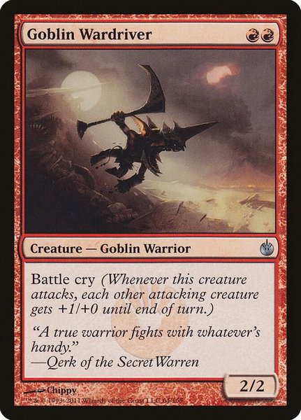 Goblin Wardriver - Mirrodin Besieged Magic: The Gathering trading card