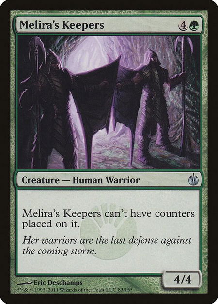 Melira's Keepers - Mirrodin Besieged Magic: The Gathering trading card