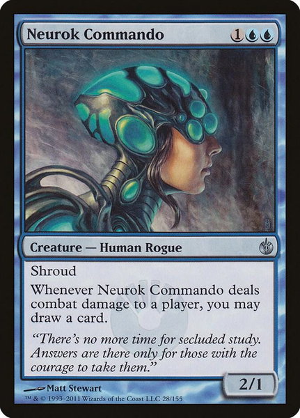Neurok Commando - Mirrodin Besieged Magic: The Gathering trading card