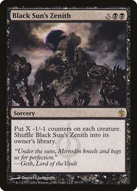 Black Sun's Zenith - Mirrodin Besieged (MBS) #39 - Rare Magic: The Gathering Trading Card