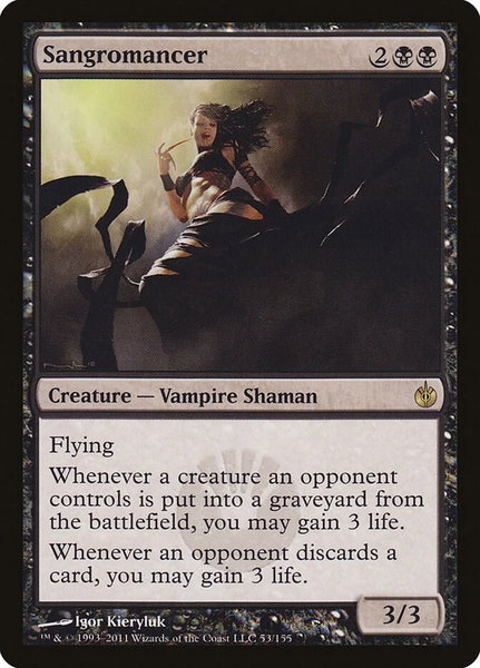 Sangromancer - Mirrodin Besieged Magic: The Gathering trading card