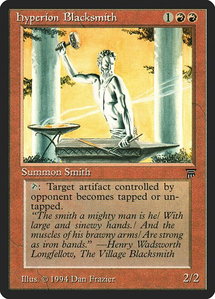 Hyperion Blacksmith - Legends (LEG) #null - Uncommon Magic: The Gathering Trading Card