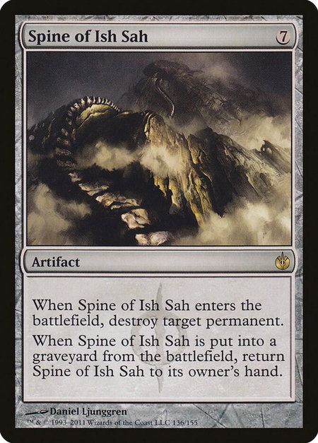 Spine of Ish Sah - Mirrodin Besieged Magic: The Gathering trading card