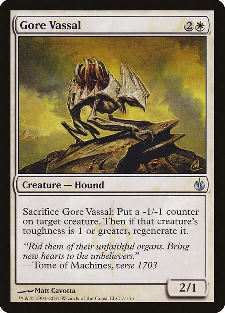 Gore Vassal - Mirrodin Besieged Magic: The Gathering trading card