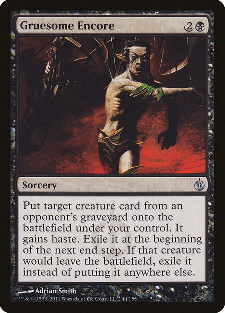 Gruesome Encore - Mirrodin Besieged Magic: The Gathering trading card
