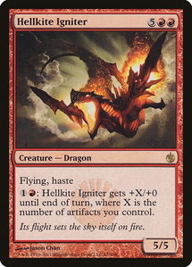 Hellkite Igniter - Mirrodin Besieged (MBS) #65 - Rare Magic: The Gathering Trading Card