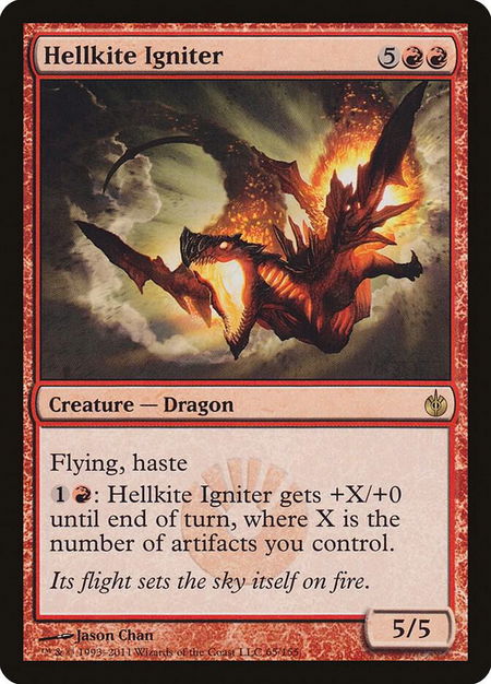 Hellkite Igniter - Mirrodin Besieged Magic: The Gathering trading card