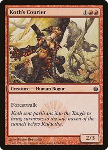 Koth's Courier - Mirrodin Besieged (MBS) #68 - Common Magic: The Gathering Trading Card