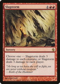 Slagstorm - Mirrodin Besieged (MBS) #75 - Rare Magic: The Gathering Trading Card
