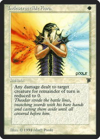 Indestructible Aura - Legends (LEG) #21 - Common Magic: The Gathering Trading Card