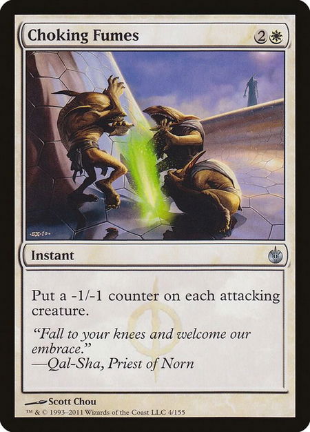 Choking Fumes - Mirrodin Besieged Magic: The Gathering trading card