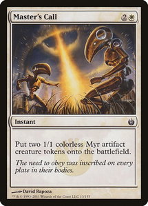 Master's Call - Mirrodin Besieged (MBS) #13 - Common Magic: The Gathering Trading Card
