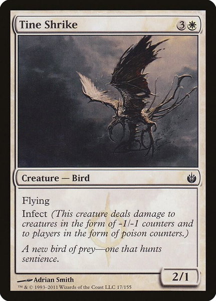 Tine Shrike - Mirrodin Besieged Magic: The Gathering trading card