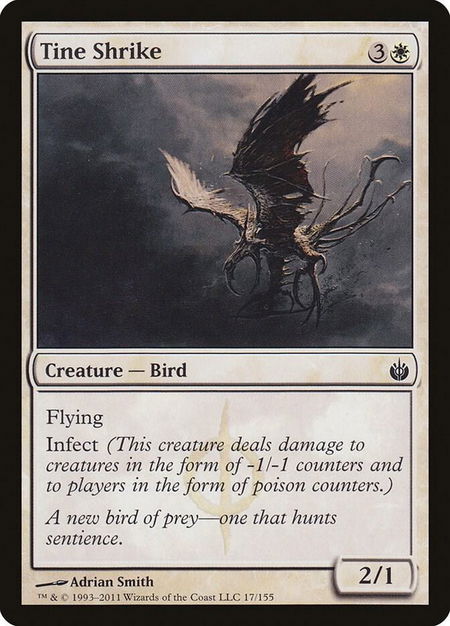 Tine Shrike - Mirrodin Besieged Magic: The Gathering trading card