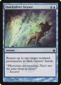 Quicksilver Geyser - Mirrodin Besieged (MBS) #30 - Common Magic: The Gathering Trading Card