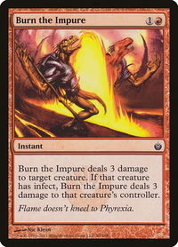 Burn the Impure - Mirrodin Besieged (MBS) #59 - Common Magic: The Gathering Trading Card