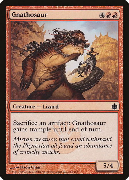 Gnathosaur - Mirrodin Besieged Magic: The Gathering trading card