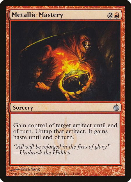 Metallic Mastery - Mirrodin Besieged Magic: The Gathering trading card