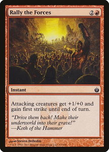 Rally the Forces - Mirrodin Besieged (MBS) #73 - Common Magic: The Gathering Trading Card