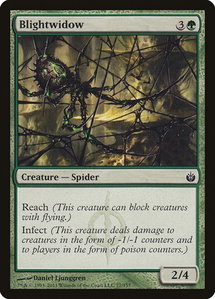Blightwidow - Mirrodin Besieged (MBS) #77 - Common Magic: The Gathering Trading Card