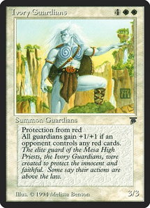 Ivory Guardians - Legends (LEG) #null - Uncommon Magic: The Gathering Trading Card
