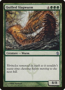 Quilled Slagwurm - Mirrodin Besieged (MBS) #89 - Uncommon Magic: The Gathering Trading Card