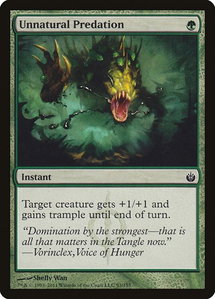 Unnatural Predation - Mirrodin Besieged (MBS) #93 - Common Magic: The Gathering Trading Card