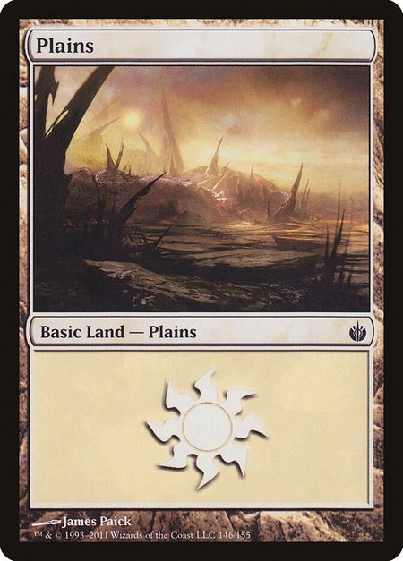 Plains (146) - Mirrodin Besieged Magic: The Gathering trading card