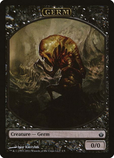 Germ Token - Mirrodin Besieged Magic: The Gathering trading card