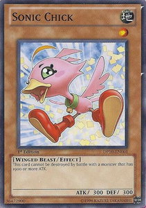 Sonic Chick - Duelist Pack 10: Yusei 3 (DP10) #DP10-EN001 - Common / Short Print YuGiOh Trading Card