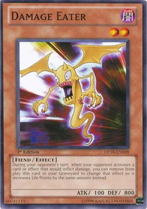 Damage Eater - Duelist Pack 10: Yusei 3 (DP10) #DP10-EN009 - Common / Short Print YuGiOh Trading Card