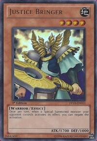 Justice Bringer - Duelist Pack 10: Yusei 3 (DP10) #DP10-EN013 - Ultra Rare YuGiOh Trading Card