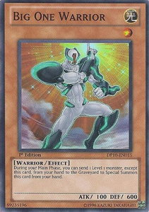 Big One Warrior - Duelist Pack 10: Yusei 3 (DP10) #DP10-EN015 - Super Rare YuGiOh Trading Card