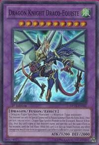 Dragon Knight Draco-Equiste trading card from Duelist Pack 10: Yusei 3 Dragon Knight Draco-Equiste - Duelist Pack 10: Yusei 3 YuGiOh trading card