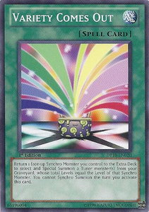 Variety Comes Out - Duelist Pack 10: Yusei 3 (DP10) #DP10-EN020 - Common / Short Print YuGiOh Trading Card