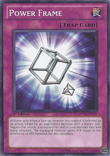 Power Frame trading card from Duelist Pack 10: Yusei 3 Power Frame - Duelist Pack 10: Yusei 3 YuGiOh trading card