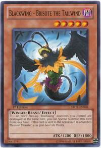Blackwing - Brisote the Tailwind - Storm of Ragnarok (STOR) #STOR-EN008 - Common / Short Print YuGiOh Trading Card