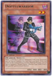 Doppelwarrior trading card from Storm of Ragnarok Doppelwarrior - Storm of Ragnarok YuGiOh trading card